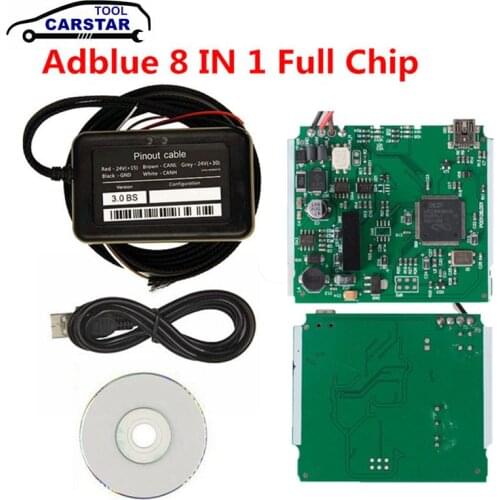 Top Adblue for multi-brands trucks 9 IN 1 Upgrade Adblue 8 IN 1 For 9 Trucks Ad Blue Emulator Heavy Duty No Need Any Software