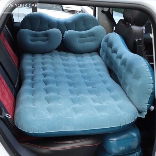 Car Travel Inflatable Mattress for Sleep Outdoor Sofa Bed Car Bed Camping Accesories For Car Air Matt Pillows Bed Cushion