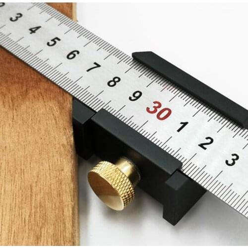 Woodworking Drawing Machine Woodworking Scribe Angle Scriber Steel Ruler Positioning Block Woodworking Line Scriber Gauge