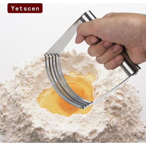 Pastry tools blender flour cream mixer pastry cutter professional baking dough blender with blade