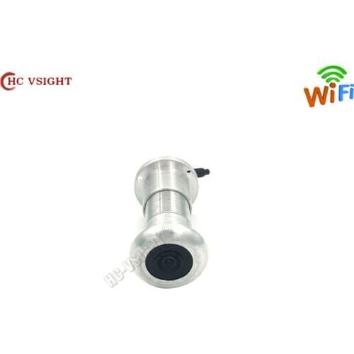 Door Eye Hole Security 1080P HD Wide Angle FishEye CCTV Network Mini Peephole Door Surveillance Cameras With Wifi