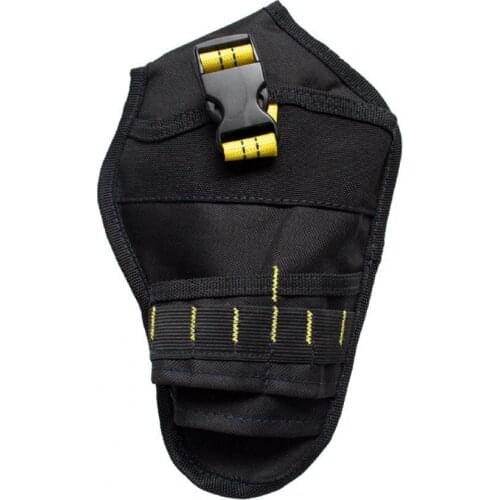 Drill Storage Pocket Heavy Duty Drill Driver Holster Cordless Electrician Tool Bag Bit Holder Belt Pouch Waist Cordless