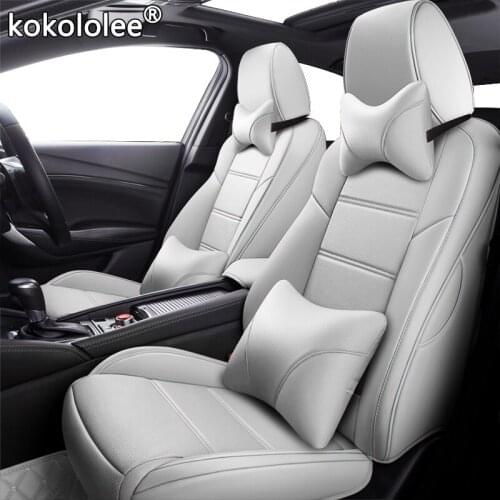 Kokololee Custom Leather car seat cover set For LEXUS RX270 RX350 RX450h RX300 RX330 RX400h RX200 NX200 NX300 NX300h seats cars