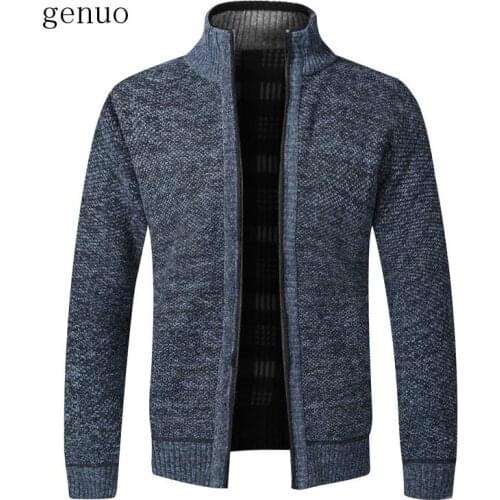Mens Sweaters Winter Men Thick Warm Knitted Sweater Jackets Cardigan Coats Male Casual Slim Fit Knitted Clothing