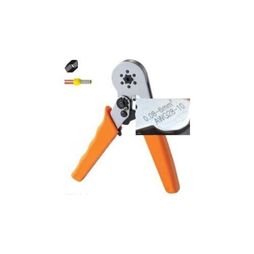 NEW 0.08-6mm2 Terminal Crimping Tool Bootlace Ferrule Crimper Wire end Cord end lug free shipping AWG28-10 Crimping Pliers