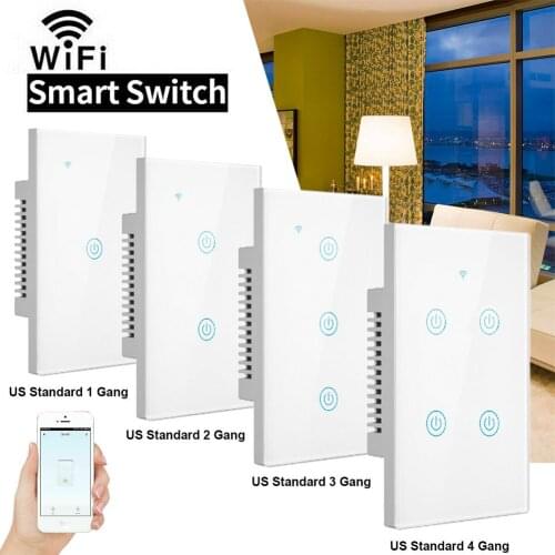 New WiFi Smart Light Switch Wirelessly Voice Remote Control Smart Life APP Works with Google Play Amazon Alexa Ios Or Android