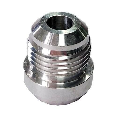 2pcs AN -8 (AN8 -8 JIC AN 08) Male Aluminium Weld On Fitting Round Base