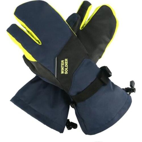 Men Women Touch Screen Extended Wrist Ski Gloves Winter Warm Snowboard Mittens Children Motorcycle Cycling Skiing Gloves