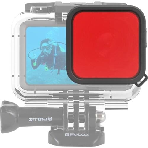 PULUZ Housing Diving Color Lens Filter for DJI Osmo Action