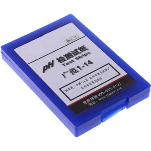 1-14 PH Test Paper Tropical Aquarium Fish Tank Water Testing Kit 80pcs