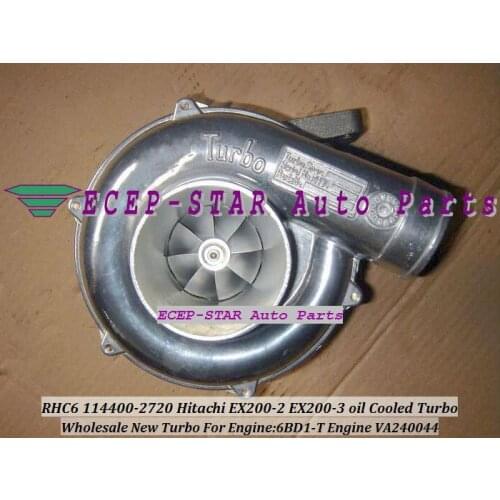 RHC6 VA240044 CI89 716236 6T-577 1144002720 114400-2720 114400-2710 Turbo For HITACHI EX200-2 EX200-3 Excavator 6BD1-T 6BD1T