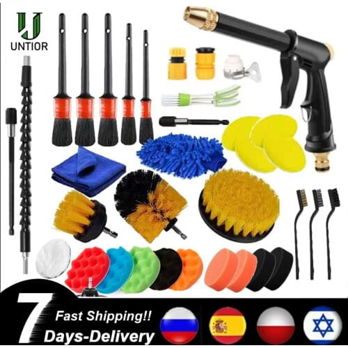 3-37Pcs/Set Drill Brush Attachments Set cleaning brush for drill Shower Tile and Grout All Purpose Power Scrubber Cleaning Kit