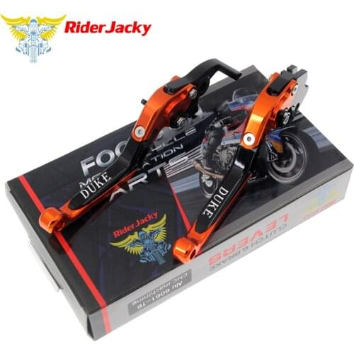 Riderjacky For KTM 200 Duke/RC200 2014-2016 2015 Motorcycle CNC Folding Extendable Brake Clutch Levers