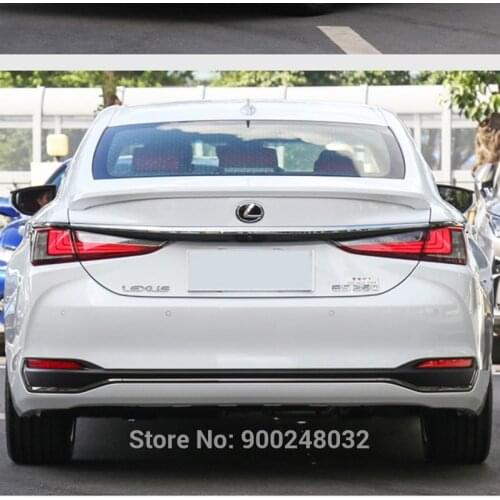 For Lexus new ES250 ES300 ES350 spoiler ABS material rear car high-quality spoiler Wing Trunk Lip Boot Cover Car Styling