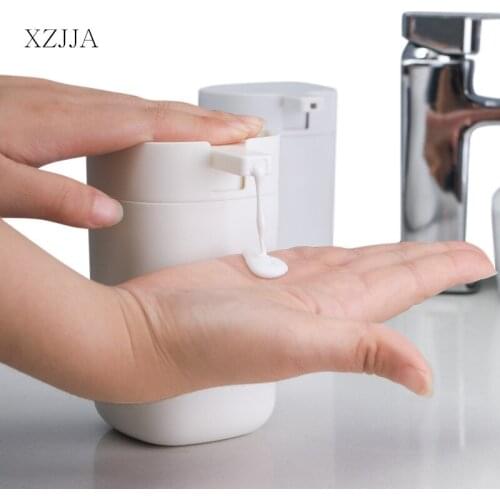 XZJJA 350ml Press Type Soap Dispenser Pump Cosmetics Bottles Bathroom Hand Sanitizer Shampoo Shower Gel Liquid Dispenser