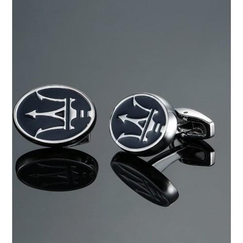Maserati Cufflinks brand new fashion jewelry brand Cufflinks mens wedding suit shirt button pin gifts wholesale & retail