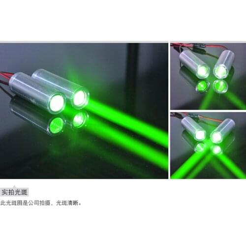 2pcs 532nm 50mw Green Laser Module Dot DJ Bar Lights Fat Thick Beam Room Escape KTV Lighting