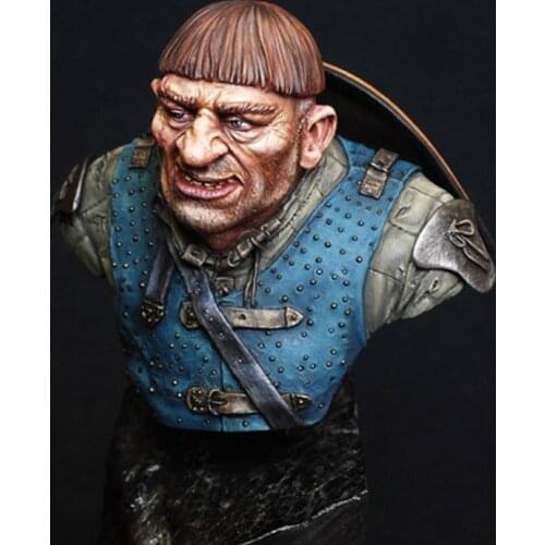 1/9 Mercenary 14-15 cen, Resin Model Bust GK, Historical war theme, Unassembled and unpainted kit