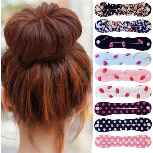 1PC Magic Foam sponge Clip Bun Curler Hairstyle Twist Maker Tool Dount Twist Hair Accessories Hair Styling Tools