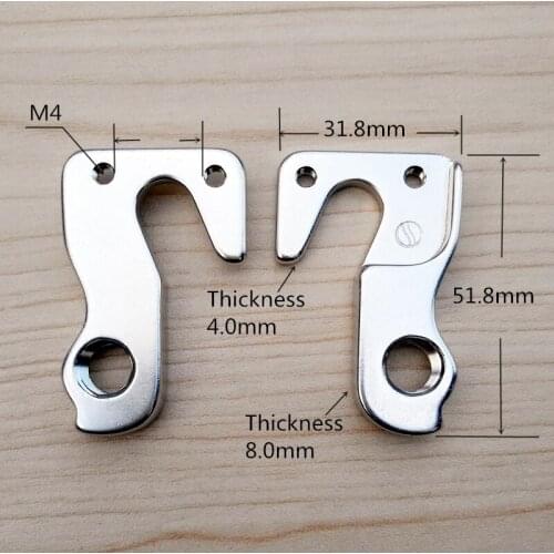 100PC Bicycle rear Derailleur hanger extender alloy bike dropout for Cube Agree C cube Attain GTC cube Axial WLS cube WLS Pro