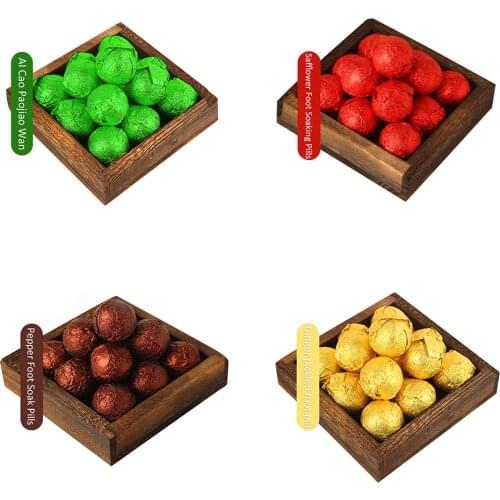 15pcs Foot Bath Bubble Pills Relaxing Herbal Sub-health Treatment Feet SPA Soaking Bubble Medicine Foot Relaxing