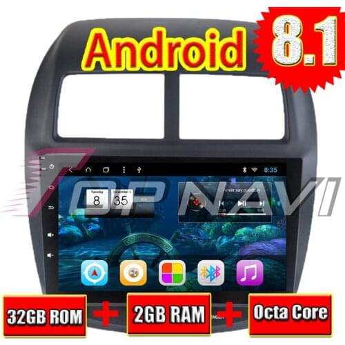 Auto GPS Player Radio for Mitsubishi ASX 2013 10.1'' Android 8.1 Topnavi Car Vehicle Navigation Multimedia Navigation NO DVD mp3