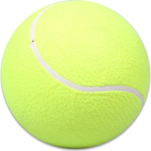 9.5 inch large tennis inflatable big tennis pet toy ball inflatable toy dog ten times happy tennis
