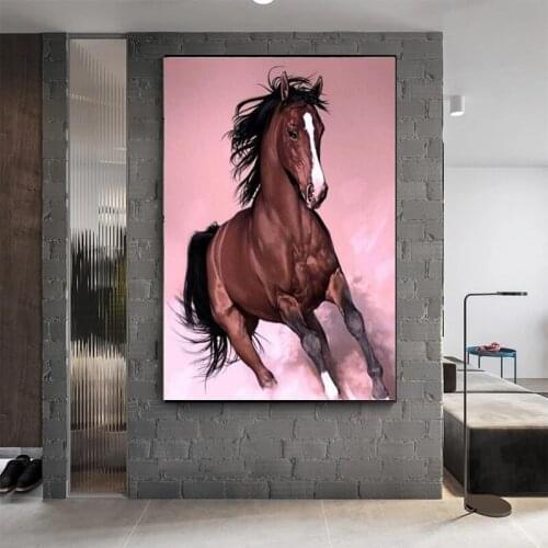 Decorative Painting Running Horse Canvas Painting American North European Living Room Room Home Decoration Bedroom Decoration