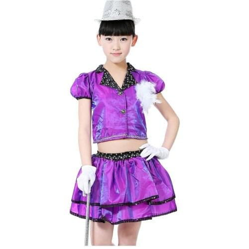 Latin children 's clothes, Latin dance clothes, new performance clothes, long - sleeved clothes, Latin competition service