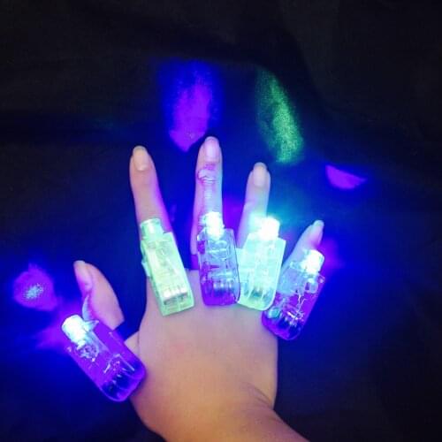 Shipping DHL 2000pcs/lot Dazzling Laser Fingers Beams Party Flash Toys LED Lights Toys