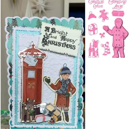 Hot Sale JOHNATHANS CHRISTMAS Metal Cutting Dies for Scrapbooking Album Decoration Craft DIY Greet New For 2021 Arrive