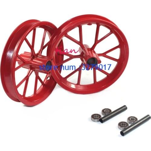 Hot Sale New High Performance 222mm Front and Rear Tire Aluminium Alloy Wheel Rim Fit for 49cc Mini Moto Pocket Dirt Bike