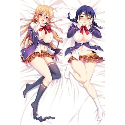 Hot japanese anime Decorative hugging body pillow cover case Shokugeki no Soma Double-Sided 2Way 2WT 50X160CM