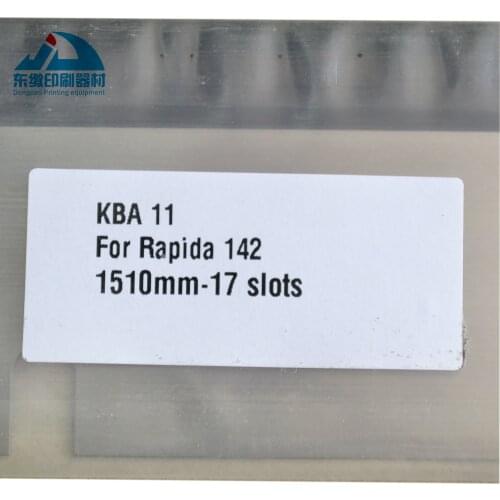KBA Rapida 142/Rapida 162 Printing Machinery Wash Up Blade, 1510mm, KBA Printing Machinery Spare Parts