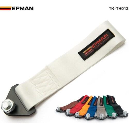 HIGH STRENGTH RACING TOW STRAP SET FOR FRONT/REAR BUMPER HOOK For Jeep Wrangler TK-TH013