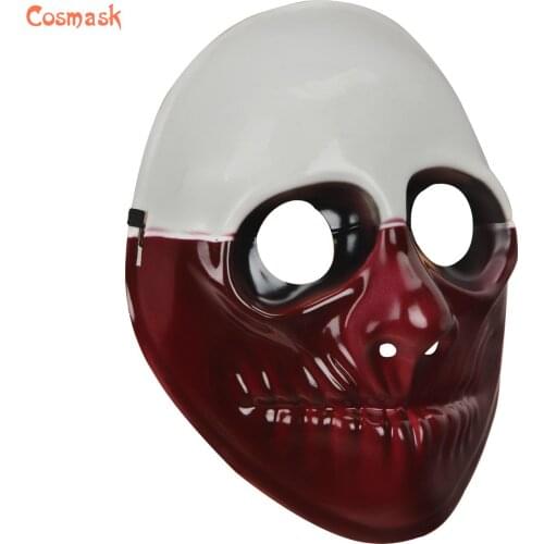 Cosmask Real Adult Party Costume Old Age Retro Mask Plastic Headless Skull Mask Clown Carnival Cosplay Mask