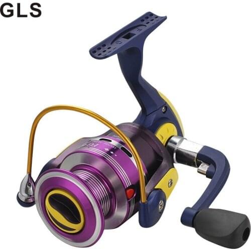 GLS brand FG1000-6000 series matte purple metal two-color line cup nylon main body sea pole spinning wheel fishing line wheel