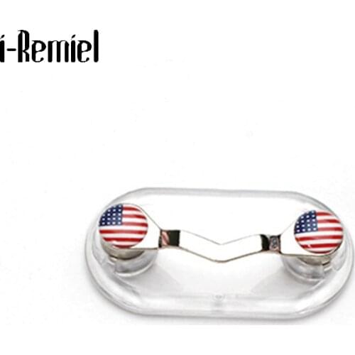 Multi-function Pin Brooches Portable Sports Glasses Clip Magnetic Hang Eyeglass Holder Clothes Buckle Magnet Headset Line Clips