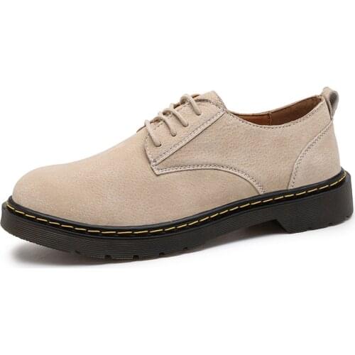 Mens Leather Shoess Lace Up Casual Men Shoes Suede Trend Comfortable Outdoor Fashion Man Sneakers Formal Oxfords Big Size 38-48