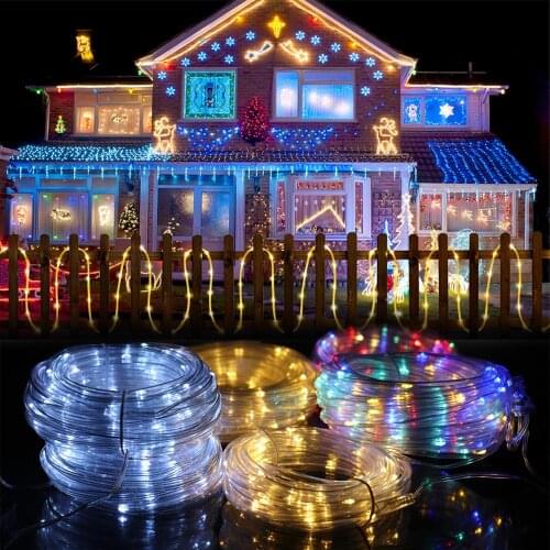 Outdoor Solar LED Lamp String Lights Merry Christmas Decorations For Home Christmas Tree Ornament Xmas Navidad Gifts New Year
