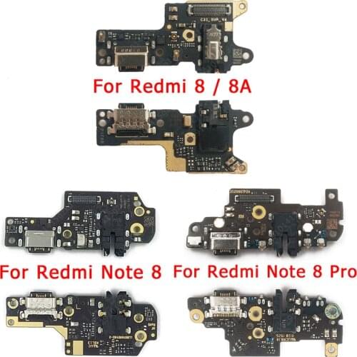 Original usb charge board for xiaomi redmi note 8 Pro 8A note8 charging port pcb dock connector flex replacement spare parts