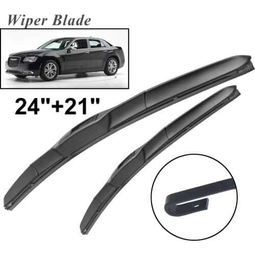 Okowiper RHD & LHD Front Wiper Blades For Chrysler 300 2011 - 2017 Windshield Windscreen Front Window 24"+21"