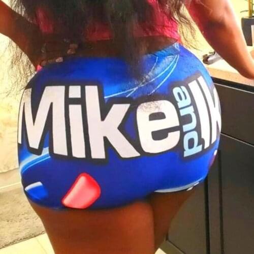 2020 Fashion Sexy Women Shorts Letter Print Summer Casual High Waist Short Pants Skinny Slim Sports Outdoor Shorts Bottom New