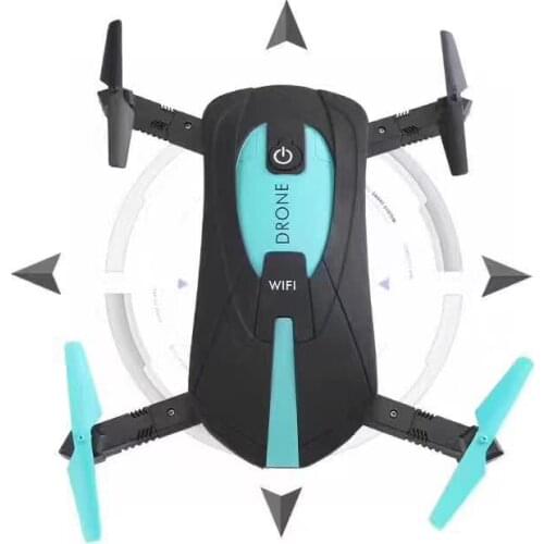 Super Mini HD Wifi Real-time Aerial Photography Foldable Toy Drone with No Head Mode & Mobile Phone & Tablet App Gravity Control