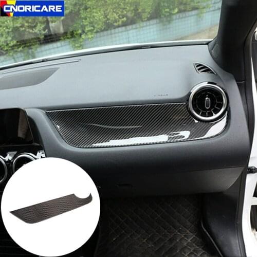 Car Styling Center Console Copilot Panel Sticker Decoration For Mercedes Benz B Class W247 2020-2021 LHD Interior Accessories