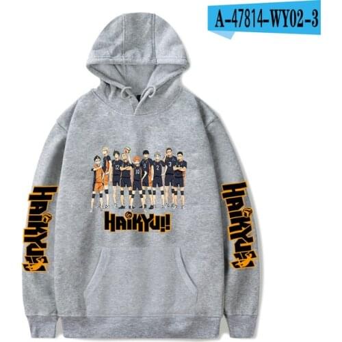 Harajuku Haikyuu Hoodies Men/women Funny Karasuno Fly High Graphic Sweatshirt Street Boys/girls Children Hoody Haikyuu!! Coats