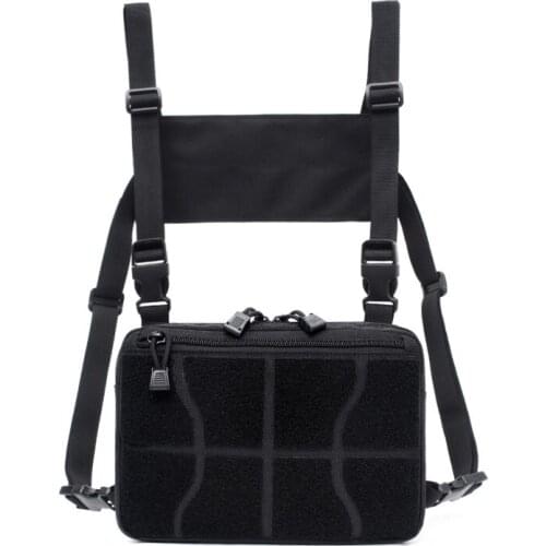 Outdoor Adjustable hunting Chest Bag Detachable Oxford Tactical Functional Fanny Pack Hunting Bag Waist Pack