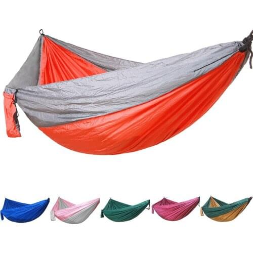 Outdoor Canvas Hammock Travelling Swing Chair Camping Hanging Bed Garden Furniture Equipments