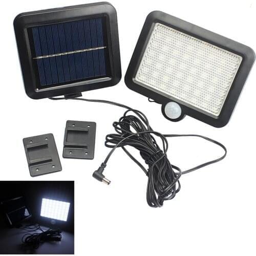 56 LED Outdoor Solar Wall Light PIR Motion Sensor Solar Lamp Waterproof Infrared Sensor Garden Light for Parks / Security Street