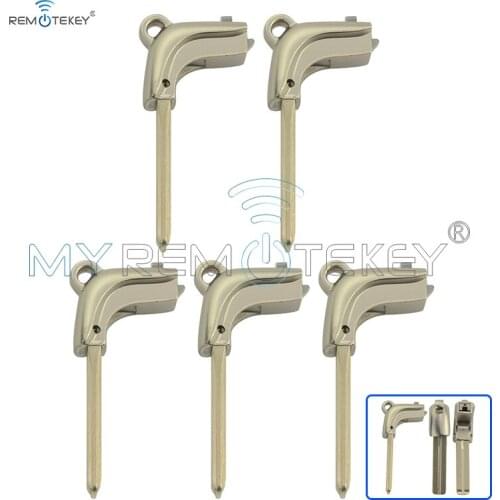 Remtekey 5pc TOY48 Smart Emergency Blade Side Groove for Lexus ES350 GS350 GS430 GX460 IS250 LS460 2008 2009 2010 2011 2012